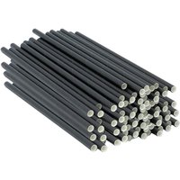ECONX Paper Straws Black 8" Compostable Biodegradable Drinking Straw Pack of 750