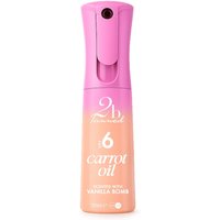 2bTanned SPF6 Carrot Tanning Oil Flairosol - Vanilla Bomb in Clear | Size: 100ml