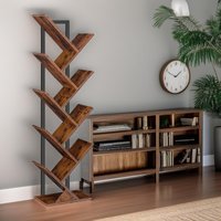 Rafaelo Mobilia Tree Book Shelf in Brown