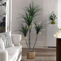 FURNOS Artificial 150CM Tall Decorative Dracaena Plant in Green