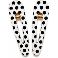 Set 2 Waterdrop Polka Hair Clips