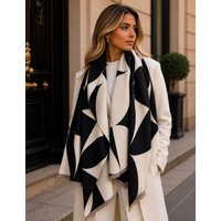 Lemon Daisy Accessories Women's Tyla Wrap Scarf Shawl in Black