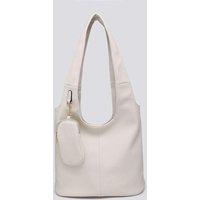 Kitise Women's Elegant Chic 2-in-1 Shoulder Bag with Detachable Wallet in Beige