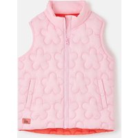 Lighthouse Clothing Girl's Amber Kids Gilet in Baby Pink | Size: 4-5 Years