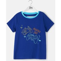 Lighthouse Clothing Boy's Oliver Short Sleeve Top T-shirt in Navy | Size: 4-5 Years