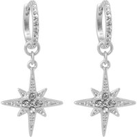Bibi Bijoux Women's Silver 'Gothic Revival' Star Earrings