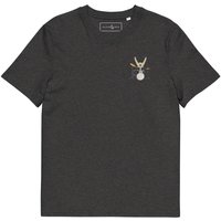 & Drummer Monkey Cotton Embroidered T Shirt