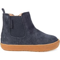 ToeZone Boy's Sam Boys' Navy Suede Gusset Boot | Size: Infant 6.5
