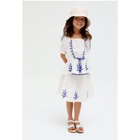 Ally Paneled Waist Embroidered Skirt Years