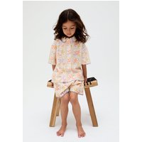 Gilly Scalloped Edge Matisse Print Short Ecru Years