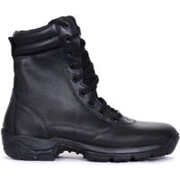 QUIVE Combat M-21 Mid-Calf Leather Boots in Black | Size: 9