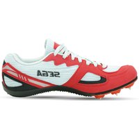 QUIVE "Endurance" Metal Track & Field Running Spikes in Red | Size: 7