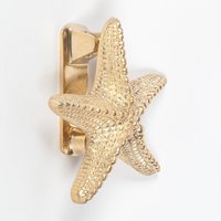 Glasstone Brass Starfish Door Knocker in Gold