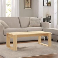 Rafaelo Mobilia Rectangular Coffee Table Living Room Furniture in Brown
