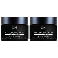 H Hyaluronic Acid Anti Ageing Night Moisturiser x 2 Duo Pack 120ml