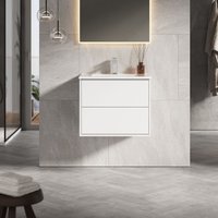 Venti 600mm Wall Hung Vanity Unit Athena Basin Matt