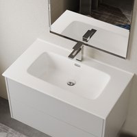 Banyetti Athena 800mm Porcelain Basin Sink - Gloss White