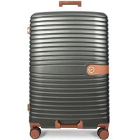 House of Leather Four Wheel Suitcase Hard Shell Lightweight Luggage Durban Grey Large | Size: Small