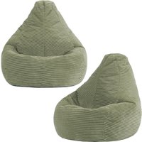 Pack 2 Dalton Bean Bag Corduroy Beanbag
