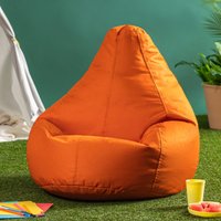 High Back Bean Bag Indoor Outdoor Bean Bags Burnt Orange
