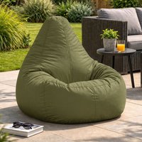 icon Recliner Indoor Outdoor Bean Bag Khaki Bean Bag Chair