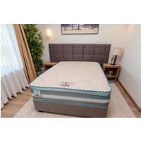 Knight Sleep 1000 Pocket Spring Memory Foam Encapsulated Mattress in Grey | Size: Double
