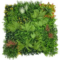 Artificial Living Wall Panels Plant Flower Foliage 1m x 1m