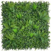 AKA Artificial Living Wall Panels Green Plant Flower Foliage 1m x 1m | Size: 100 cm x 100 cm