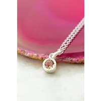 Otis Jaxon London Women's Opal October Birthstone Sterling Silver Necklace