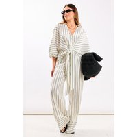 Stripe Tie Front Shirt