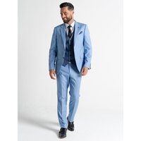 Charlie Sky Blue Jacket Blue Waistcoat Light Blue 42R