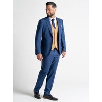 Charlie Royal Blue Jacket Camel Waistcoat 52R