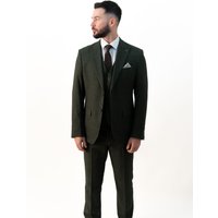 Paolo Sage Green Three Piece Suit 50R