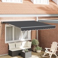 Berkfield Home Manual Retractable Awning - Anthracite, 300x250 cm