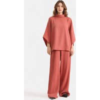 Textured Co Ord Set Relaxed Fit Shirt & Trousers