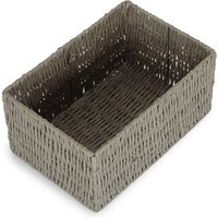 Red Hamper Grey Paper Rope Storage Basket | Size: XL