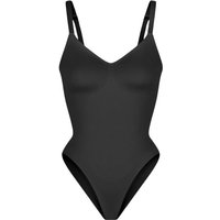 GWB Shapewear Women's Black Aurasnatch Seamless Tummy Control Shapewear Bodysuit | Size: 16-18