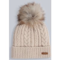Becky Winter Warm Soft Knit Pom Pom Hat Light