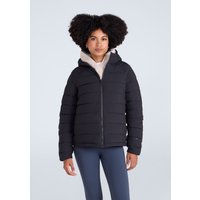 Animal Women's 'Light Cloud Cosi' Water Resistant Zipped Pockets Cosy Padded Jacket in Jet Black | Size: 20