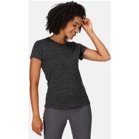 Regatta Women's Fingal Edition Walking T-Shirt in Black | Size: 18