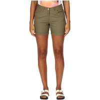 Regatta Women's Pemma Casual Chino Shorts in Light Green | Size: 18