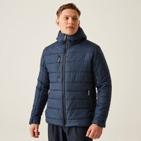 Regatta Men's Navigate Thermal Padded Hooded Jacket in Navy | Size: Large
