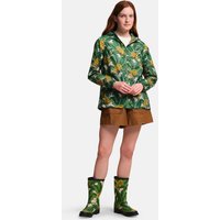 Regatta Women's Orla Kiely Waterproof Pack-It-Jacket in Bottle Green | Size: 12