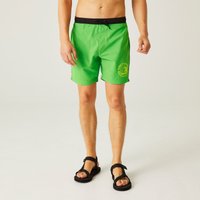 Regatta Men's Bentham Swim Shorts in Bright Green | Size: Large