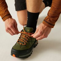 Regatta Men's Samaris III Low Waterproof Walking Shoes in Olive | Size: 7