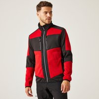 Regatta E-Volve Stretch Colour Block Full Zip Midlayer in Red | Size: XL