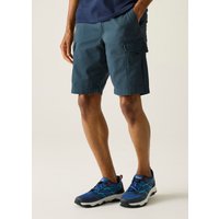 Regatta Men's Ruwan Cotton Twill Cargo Shorts in Dark Blue | Size: 30R