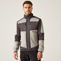 Regatta E-Volve Stretch Colour Block Full Zip Midlayer in Dark Grey | Size: XS