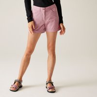 Regatta Women's Pemma Casual Chino Shorts in Pink | Size: 18
