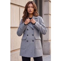 Double Breasted Longline Coat